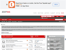 Tablet Screenshot of forums.zextras.com